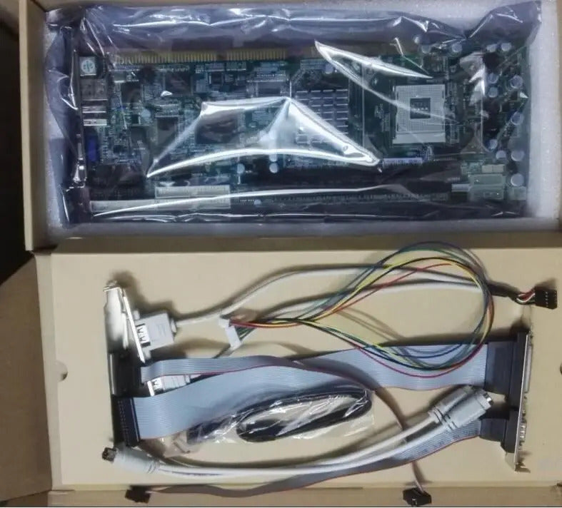 G41 Full-size CPU Card PICMG1.0 New Original IPC MotherBoard ISA PCI Industrial Mainboard with 2LAN 775 E5500 CPU 4GB RAM