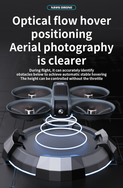 Cross-Border X226Drone flying with screen VR No Need for Phone Drone Aerial Photography HD Professional Optical Flow Brushless