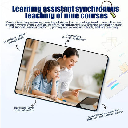 10.1" Android 7.0 Tablet – 2GB RAM, 32GB, Dual SIM, 1280x800 IPS, 5MP+13MP Cam, 5000mAh Battery, incl. Keyboard, Mouse, Stylus & Case