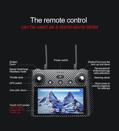 AE86+Digital image transmission with touchscreen obstacle avoidance HD professional aerial photography drone automatic return GPS Remote control aircraft