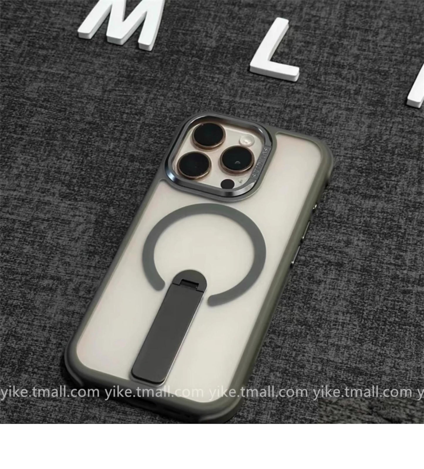 Suitable for iPhone 17 16 15 14 13 12 Pro Max Air Plus SE Phone Case Matte Magnetic Case Apple 15 Stand One-word Bracket Phone Protective Cover