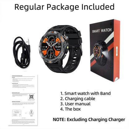 Men's Fashion Full Touch Round Smart Watch, Fashion Digital Watch with Multiple Sports Modes, Sports Fitness Smart Watch for Android iOS, Durable Gadget Watch, Gifts for Boyfriend