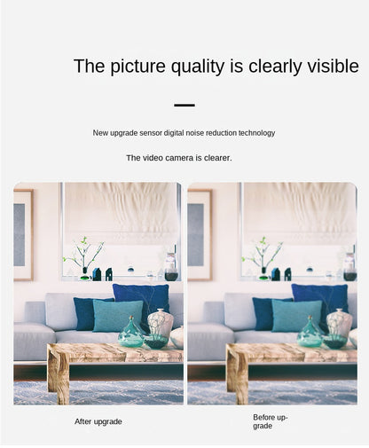 Wireless Smart Surveillance Camera for Home Use, Connectable to Mobile Phone, Remote Monitor, No Blind Spots, High-Definition Night Vision Camera