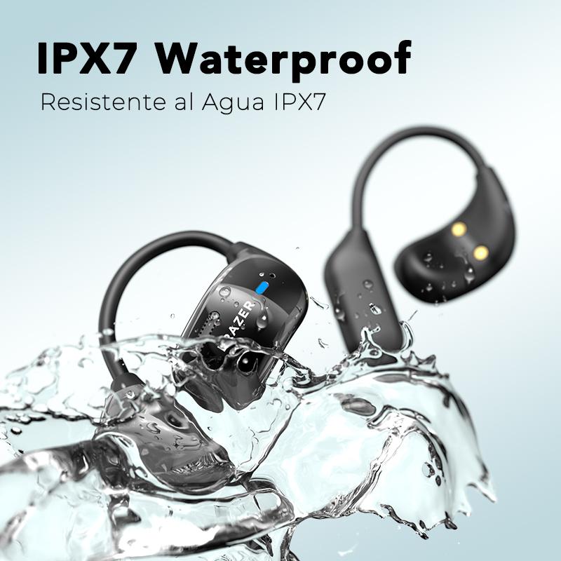 ERAZER XF23 OWS Earbuds UVC Ultravilet Disinfection Touch Screen Wireless Bluetooth Headphones HIFI Stereo Headset for Gaming Travel Sports,Built-in Mic