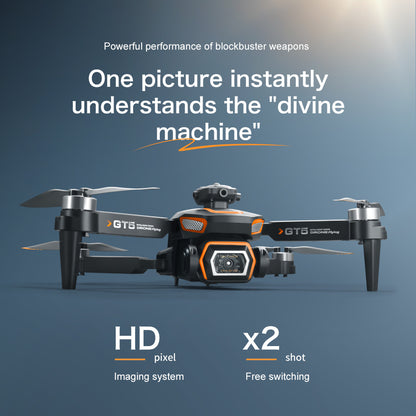 Cross-Border GT5Drone HD Aerial Photography Electric Lens Quadcopter Obstacle Avoidance Brushless Remote Control Aircraft Drone