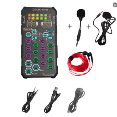 Hosabely SK9 Small Handheld Sound Card Set