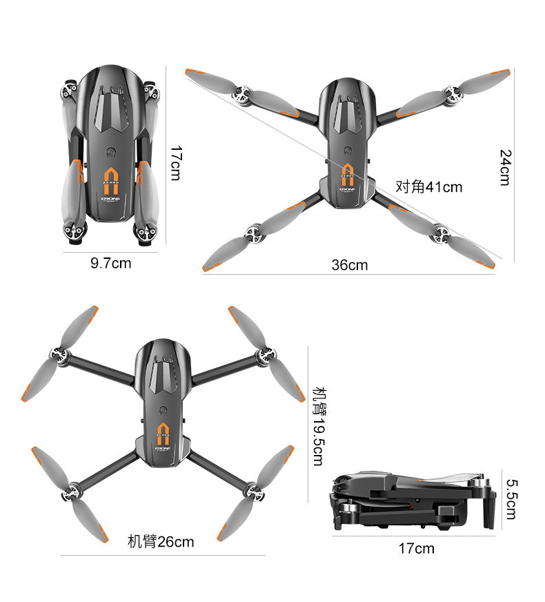 Cross-Border A23 PRO Drone HD Aerial Photography Quadcopter Brushless Obstacle Avoidance Remote Control Aircraft Export Toy