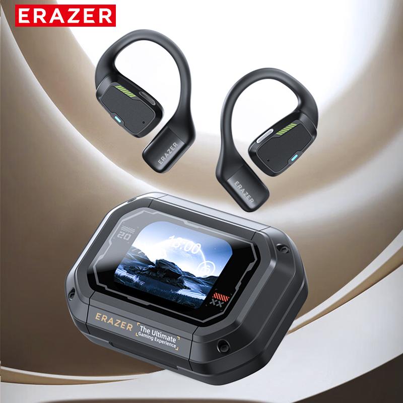 ERAZER XP6 Wireless Earbuds, Bluetooth 5.4 HIFI Sound Quality Bluetooth Headphones, Sports Gaming with Low Latency Earbuds, Touch Control IPX5 Waterproof With microphone Earphones Headsets