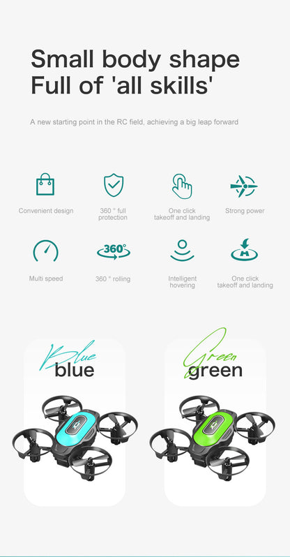 Cross-Border XD2Mini Drone, Shockproof and Impact Resistant2.4G Four-Axis Aircraft360°Rotating and Rolling Remote Control Toy