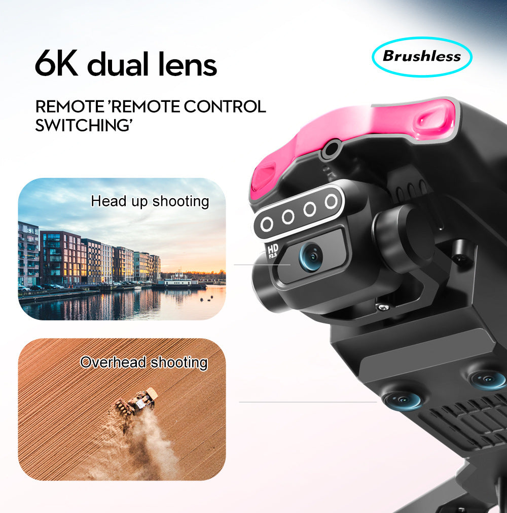 XT105Drone Obstacle Avoidance Dual Servo Aerial Photography Quadcopter Brushless Motor Remote Control Aircraft Drone Cross-Border