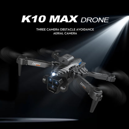 Cross-Border New Products K10MAX High-definition Aerial Photography Drone Four-way Obstacle Avoidance Optical Flow Localization Folding Four-axis Remote Control Aircraft