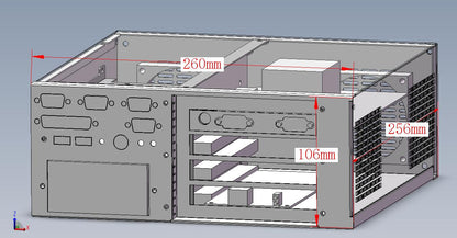 ASK-6104-FB2501 BOX PC промышленный компьютер хост-контроллер материнская плата с материнской платой FB-2501 1U блок питания PCA-6104 объединительная плата 3 расширения ISA слота