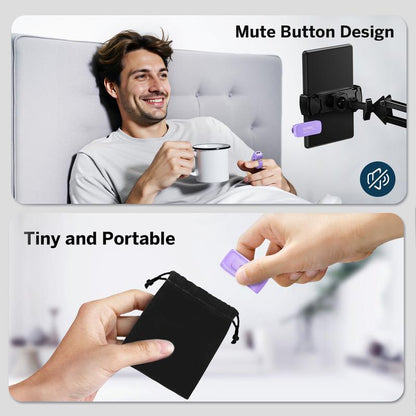 DATAFY Page Turner Ring for Kindle, Hands-Free Remote Control with Storage Bag, Camera Shutter & Video Recording, eReaders Clicker for Kindle iPad iPhone Tablets,TikTokShopBlackFriday