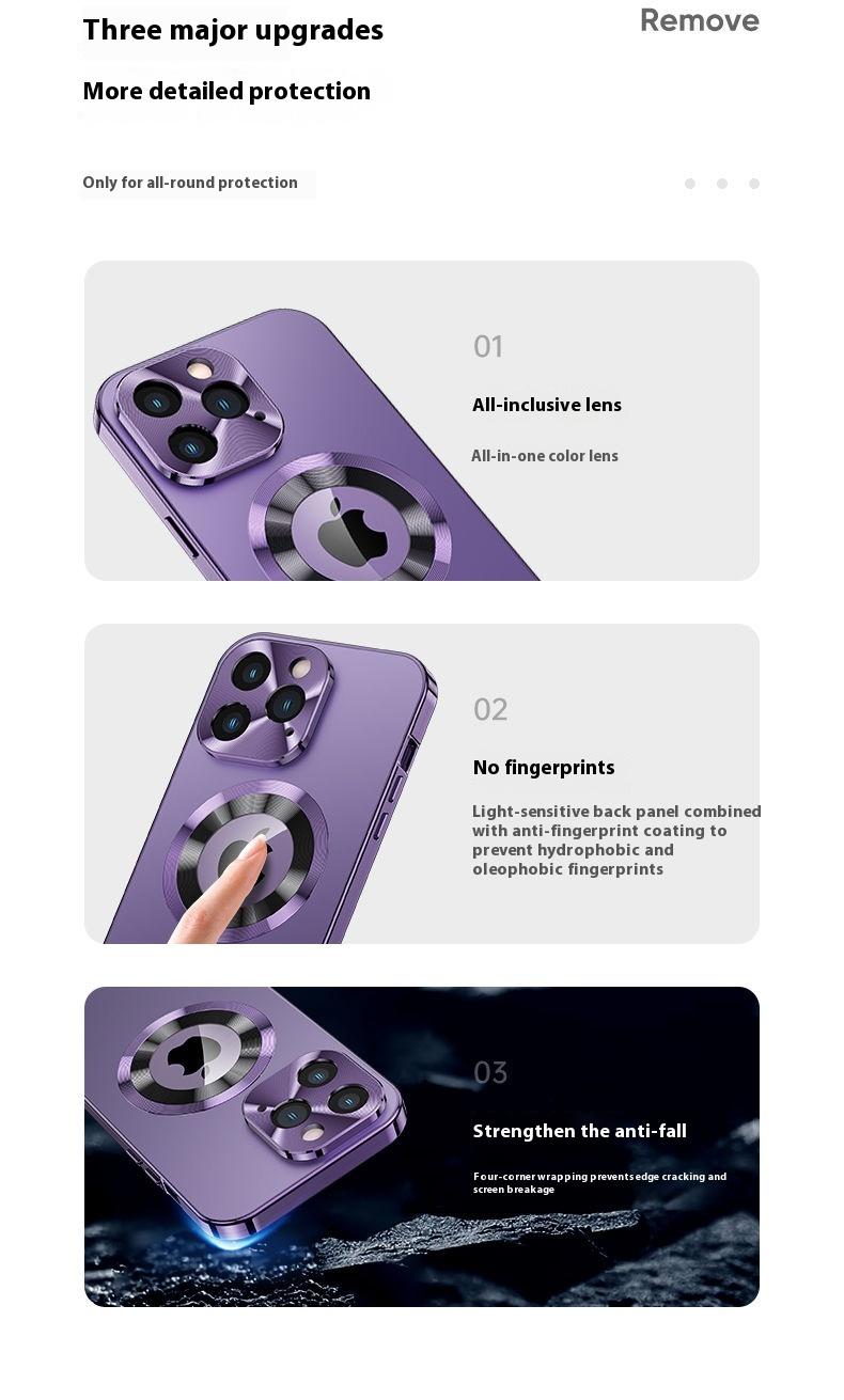 Ip16 Phone Case Privacy Protection  Exposed Label All-Inclusive 15/14/13/12