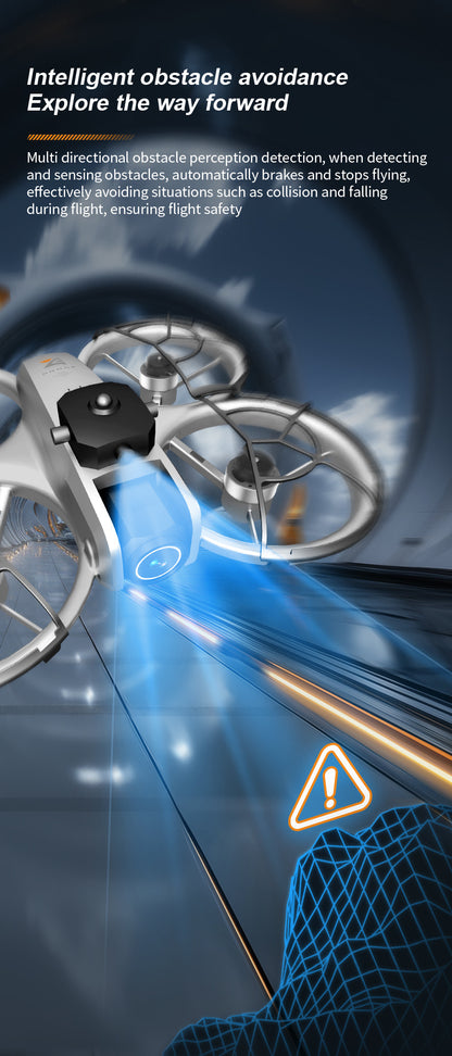 Cross-Border Z4Drone Large Screen Aerial Photography Brushless Quadcopter Obstacle Avoidance Anti-Collision Flying Machine Toy Remote Control Airplane