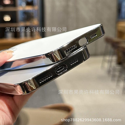 Compatible with iPhone 17 16 15 14 13 12 Pro Max Air Pro Plus Bright Lens Skin-Friendly Phone Case Apple 16 Pro Max AG Nano Matte Protective Cover 15