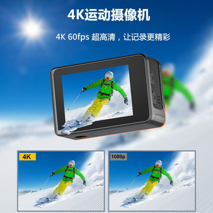 4k Action Camera Cross-border Action Camera Anti-shake HD Touch Camera Customized from Factory Source