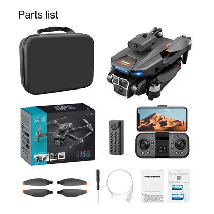 Cross-Border S158Uav GPS Positioning Brushless Motor HD Dual Camera Aerial Photography Obstacle Avoidance Remote Control Aircraft Drone