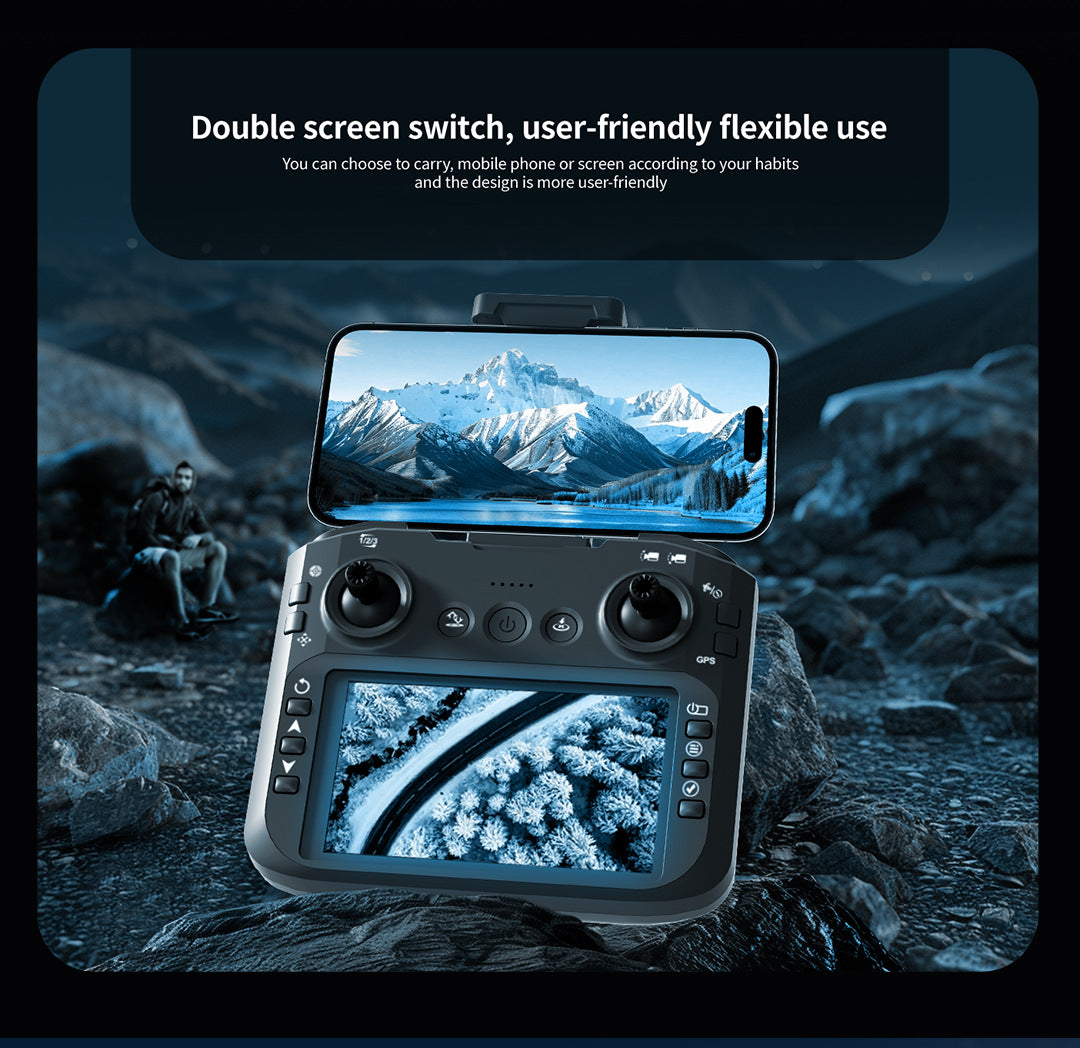 Cross-Border Z104Drone remote control with screen brushless motor HD aerial photography GPS Intelligent Positioning Remote Control Drone