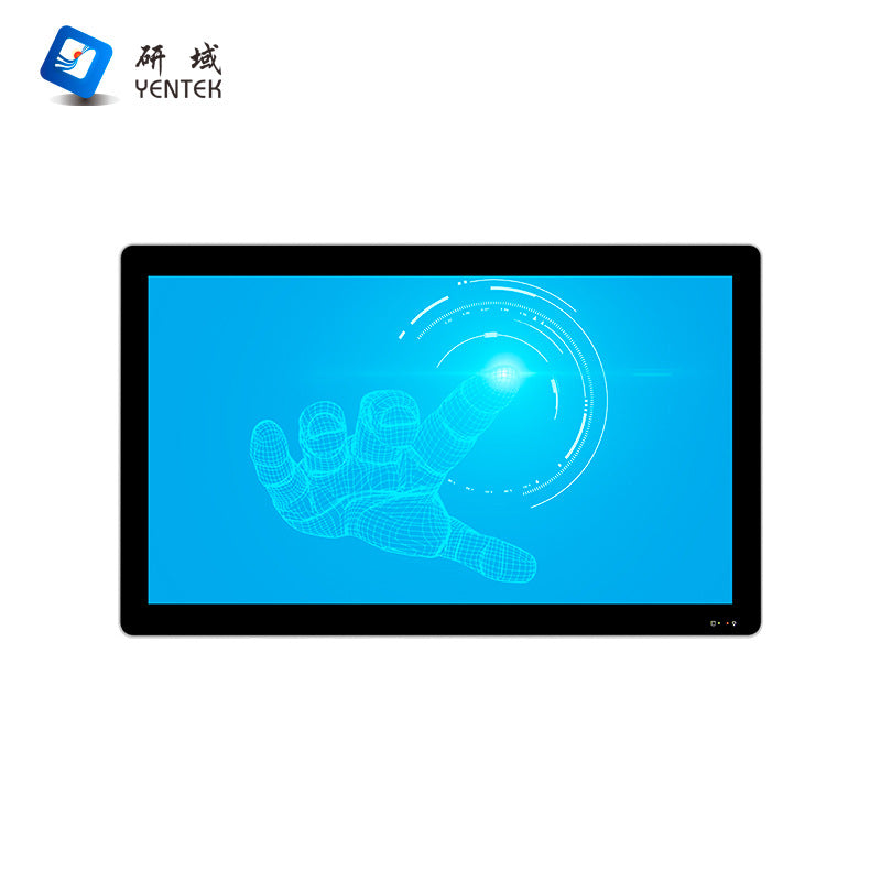 15.6inch Capacitive Industrial Control Touch All-in-One Machine 5 Ethernet Ports 4 Serial Ports Wall-Mounted Fully Enclosed Industrial Panel Computer
