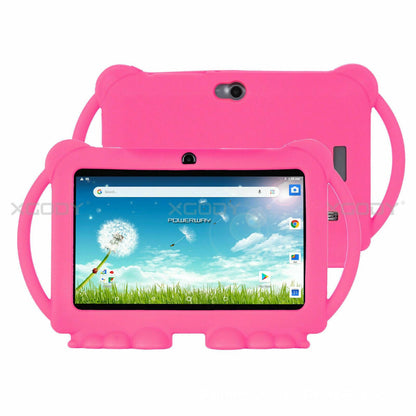 T702 Android 7-inch Kids Tablet with Protective Case Early Education Smart Device Drawing Learning Love Doll