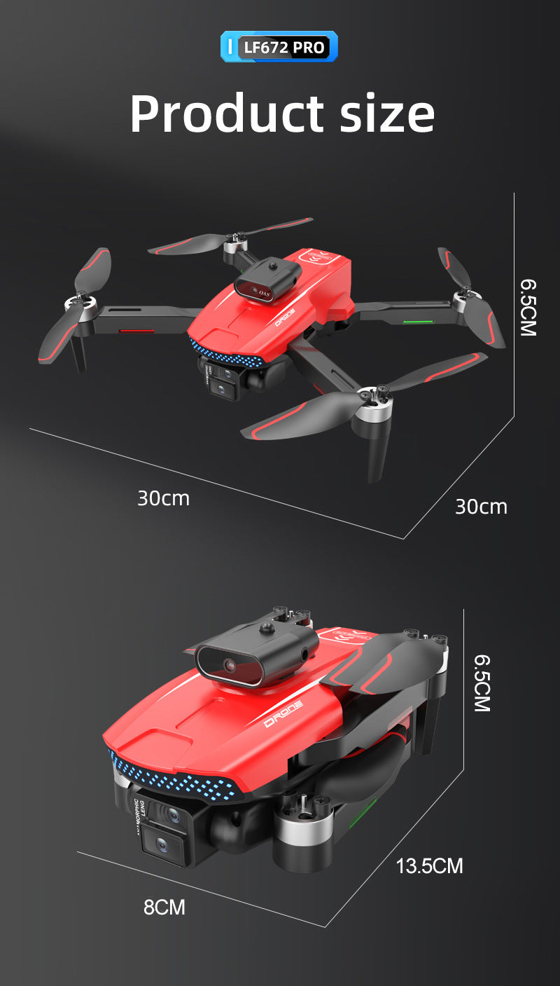 Cross-Border LF672Drone with Screen Control Remote Control Aircraft Optical Flow Positioning Brushless Motor Quadcopter Drone