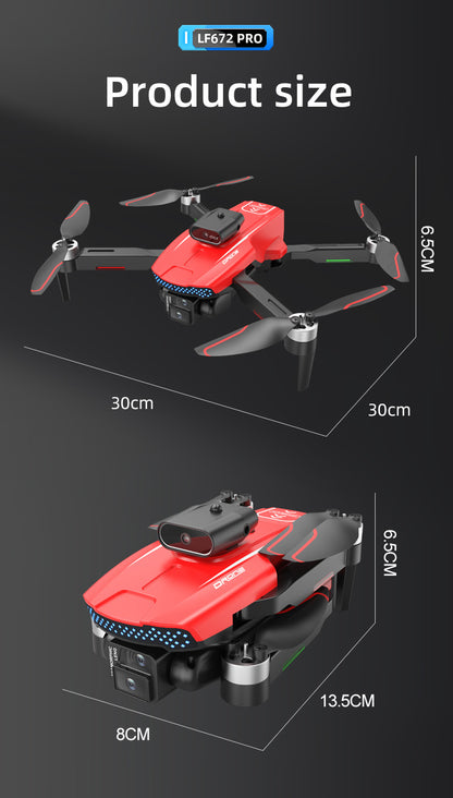 Cross-Border LF672Drone with Screen Control Remote Control Aircraft Optical Flow Positioning Brushless Motor Quadcopter Drone