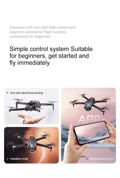 Cross-Border A23 PRO Drone HD Aerial Photography Quadcopter Brushless Obstacle Avoidance Remote Control Aircraft Export Toy