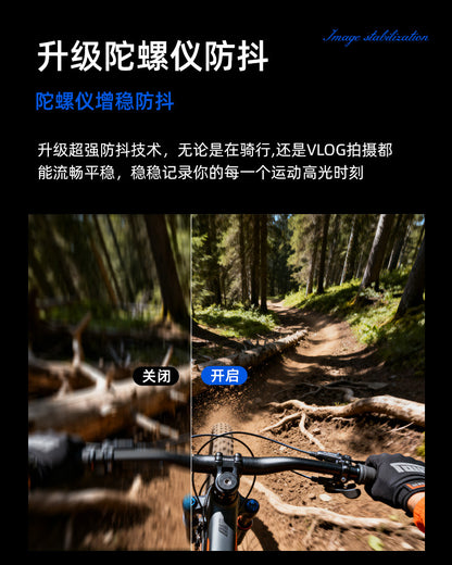 Cross-Border5k Sports Camera Anti-Shake Waterproof HD Wireless Shooting Outdoor Sports Recorder Cycling Camera