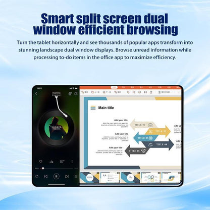10.1" Android 7.0 Tablet – 2GB RAM, 32GB, Dual SIM, 1280x800 IPS, 5MP+13MP Cam, 5000mAh Battery, incl. Keyboard, Mouse, Stylus & Case