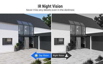 Smart 1080P Video Doorbell Camera Wireless, AI Human Detection, Live View, 2-Way Audio, Included Chime, Night Vision, 2.4G Wi-Fi, Cloud Storage, Indoor/Outdoor Surveillance Cam (Purple)