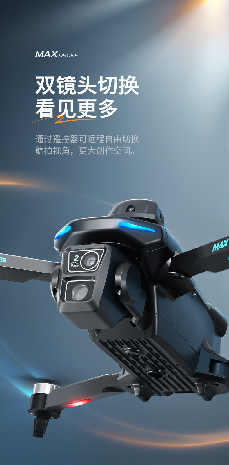 Cross-Border XT606Drone Aerial Photography HD Long Endurance Optical Flow Obstacle Avoidance Dual Lens Remote Control Aircraft Toy drone