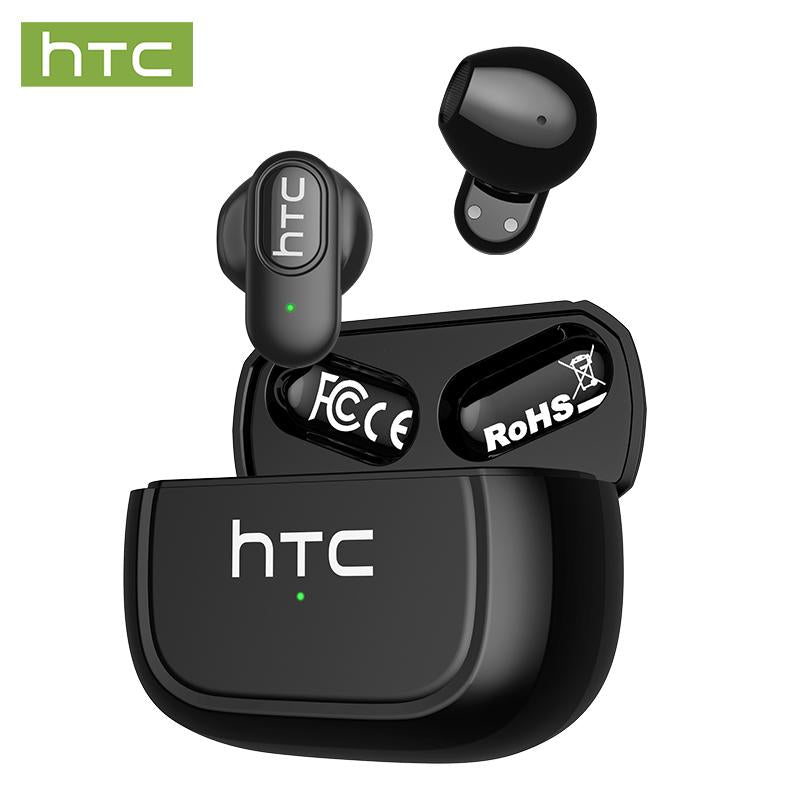 HTC NE51 Wireless Earbuds Bluetooth 6.0 Earphones Waterproof Wireless Earphones, Sports, Study and Audio Calls | Built in Microphone In Ear Earbuds, Gaming Bluetooth Headphones