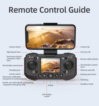 Cross-Border LF633UAV Screen Control Brushless Optical Flow Positioning Quadcopter Long Endurance Remote Control Airplane Toy
