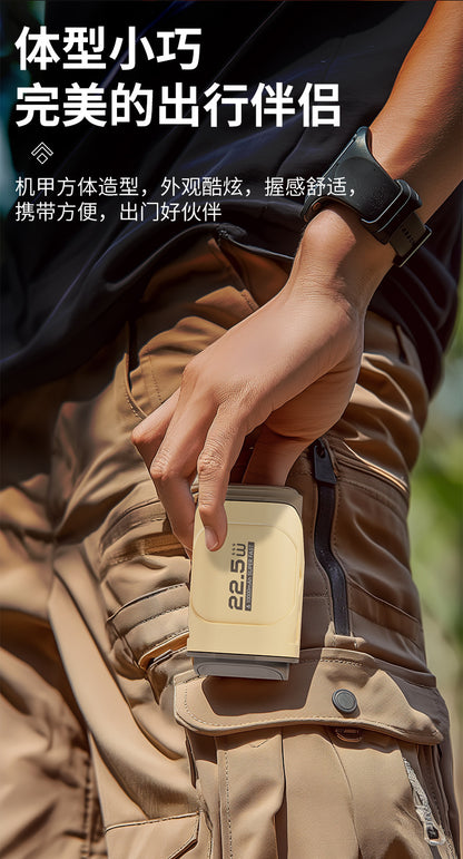 New Portable PD Fast Charge22.5W Wall Charger AC Plug10000mAh power bank with data cable portable charger