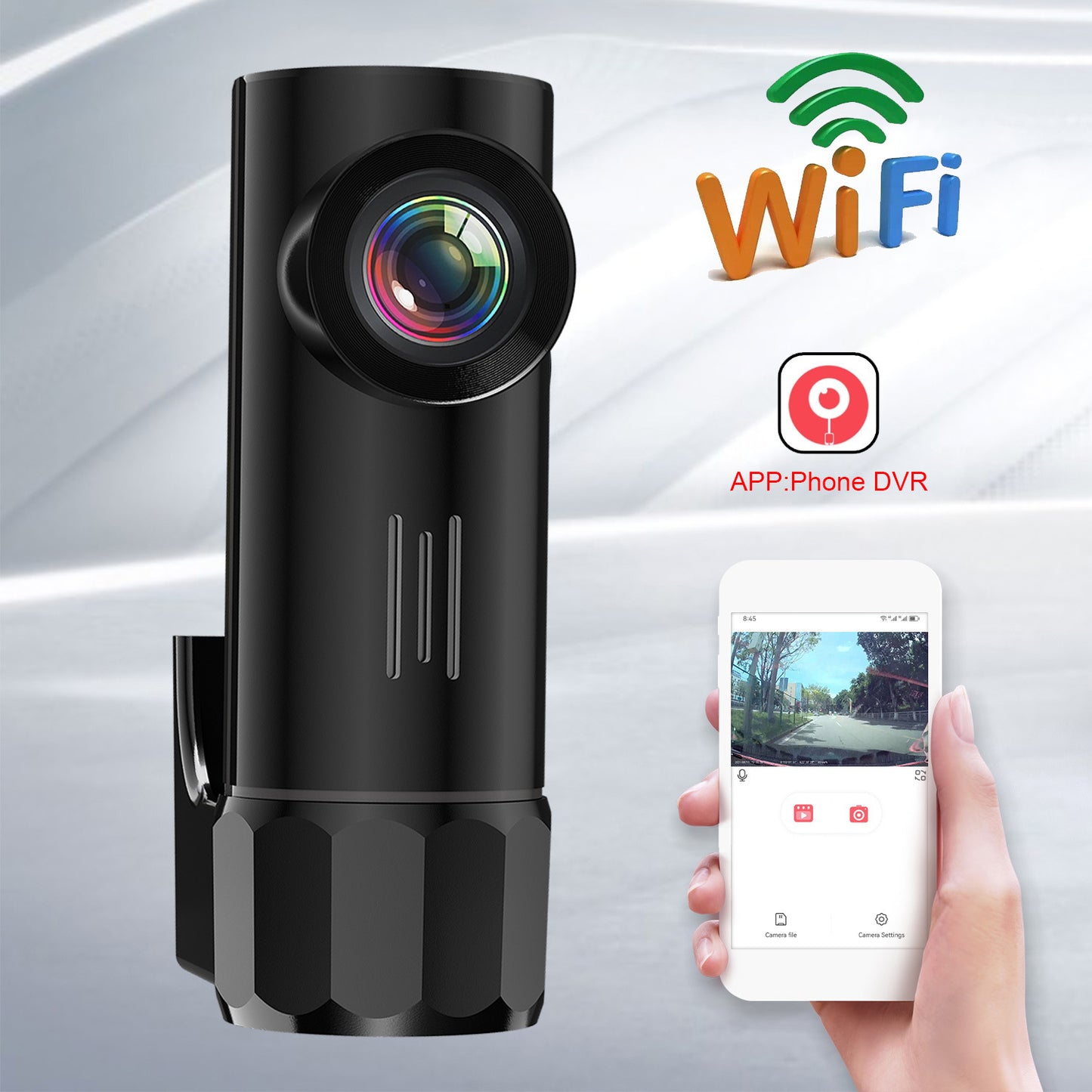 WIFI Direct Connection Lipstick Camera Recorder Starlight Night Vision140Wide Angle1080P High-definition Dash Cam