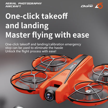 Cross-Border YL05Drone Flying Across Large Screen Without Phone Aerial Photography HD Optical Flow Brushless Toy Airplane