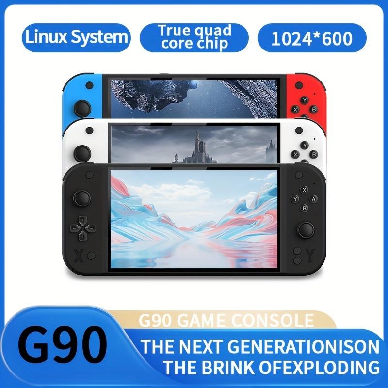 New G90 Handheld Game Console with 7 Inch IPS Screen, 4000mah Battery, Retro Gaming Device and Directional Buttons, Rechargeable Game Console