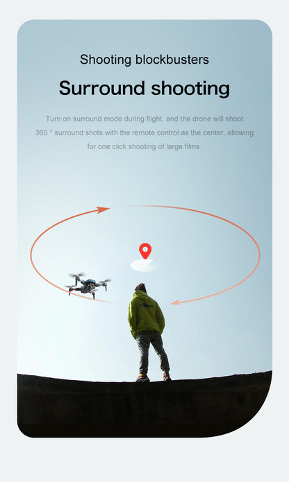 Cross-Border XT505Uav GPS Positioning Brushless Motor HD Dual Camera Aerial Photography Obstacle Avoidance Remote Control Aircraft Drone