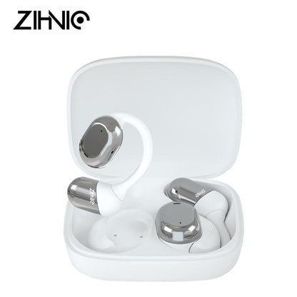 ZIHNIC ZN-S05 Wireless Open-Ear Headphone,V5.4 Earphones ,Fashionable Earbuds,IPX5 Water Proof,Wireless Gaming Headphones,HIFI Sound Quality Music Earbuds for Gaming Travel Sports Built-in Mic,Electronic Audio&Video Product Headset