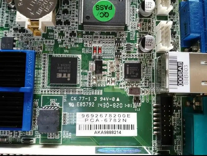 PCA-6782N New Original Embedded IPC Mainboard ISA Industrial motherboard Half-Size CPU Card PICMG1.0 PCA-6782 with RAM PC104