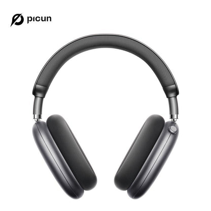 Picun F8 Pro Wireless Headphones - 52dB Noise Cancellation, 5 Smart ENC Mics, Detachable Fabric Ear Cushions, 140 Hour Long Battery Life,  Premium Audio Seamless Dual Device Connection for All-Day Use and Boosted Productivity Bluetooth