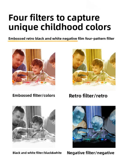 Polaroid Cross-Border HD Photo and Video Children's Camera with Silicone Case Student Children's Print Camera Photo Paper