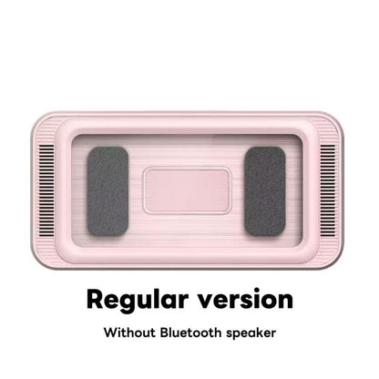 Waterproof Bluetooth-compatible Speaker with 360° Rotating Touch Screen, Shower TV-like Phone Mount for Video Viewing, Music & Bath Time in Bathroom, Kitchen & Pool, Waterproof Wireless Speaker