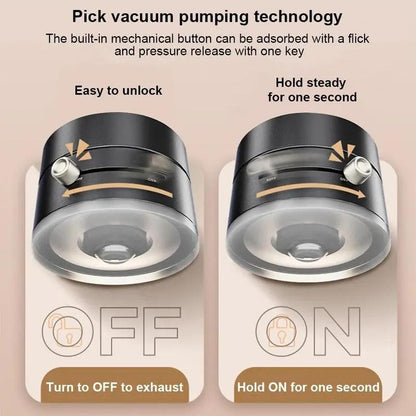 Vacuum Magnetic Phone Holder, Portable Foldable Car Phone Holder, Multifunctional Phone Stand for Car, Home, Office, Phone Accessories, Folding