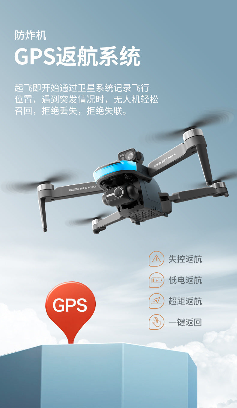 Cross-Border S9S Drone Brushless GPS Satellite Positioning4K High-definition Aerial Photography Two-axis Electric Servo Quadcopter