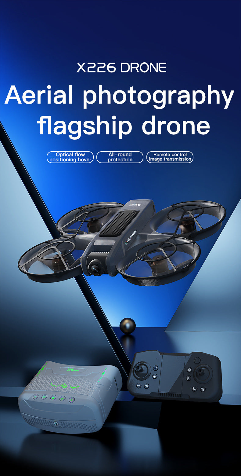 Cross-Border X226Screen-Controlled Drone Optical Flow Positioning Brushless Aircraft HD Aerial Photography ESC Camera Remote-Controlled Airplane