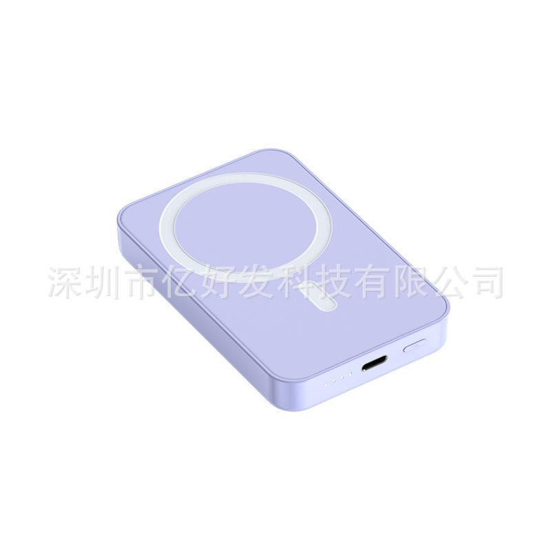 Magsafe Magnetic Wireless Power Bank 10000mAh Compact Portable Gift Mobile Power Supply Printed