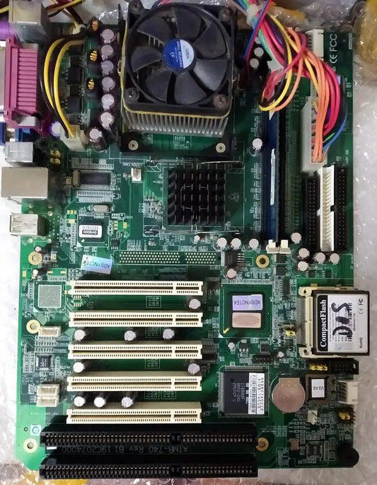 AIMB-740 Rev.B1 100% OK Original IPC Mainboard AIMB-740VE 5*PCI industrial motherboard 2*ISA with CPU RAM VGA LAN IPC Board