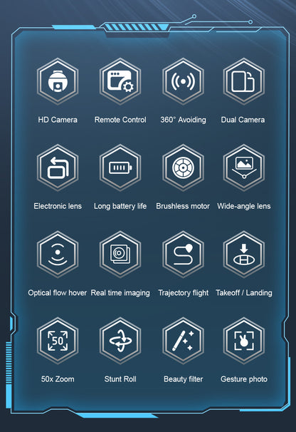 Cross-Border Z4Drone Large Screen Aerial Photography Brushless Quadcopter Obstacle Avoidance Anti-Collision Flying Machine Toy Remote Control Airplane